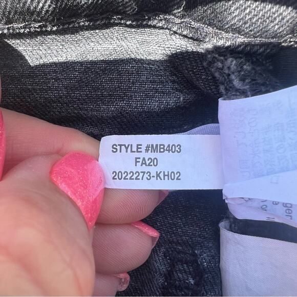 Madewell the perfect vintage ankle jean black size 24 - Picture 8 of 8